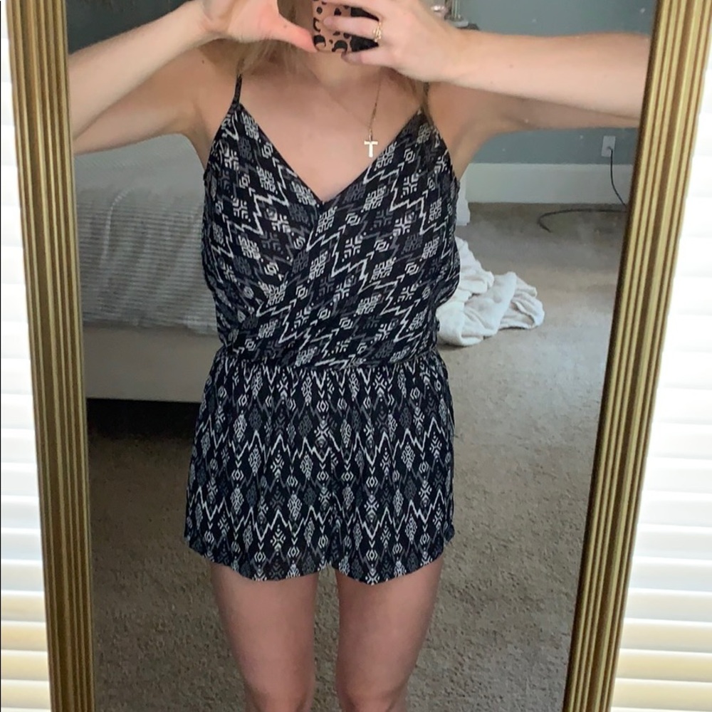 Printed romper